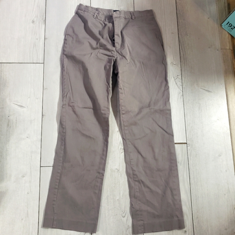 Womens Grey Gap Stretch Cotton Blend Size 8R Skinny Pants
